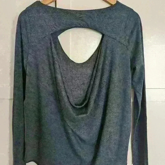 Chaser Navy Blue Long Sleeve Top - Picture 4 of 4